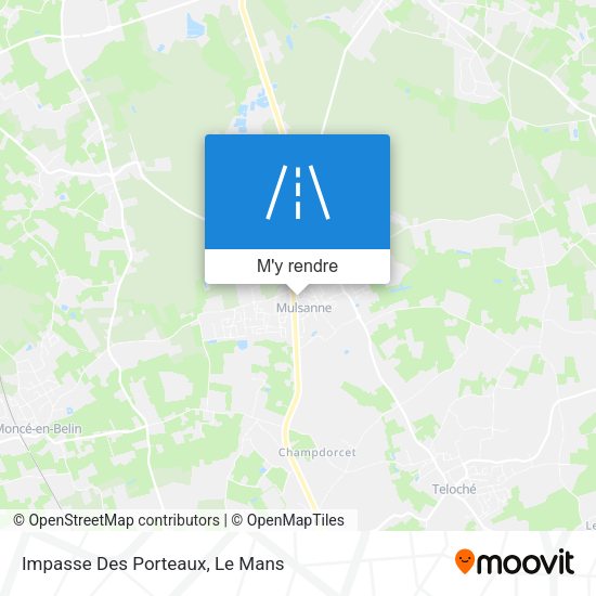 Impasse Des Porteaux plan