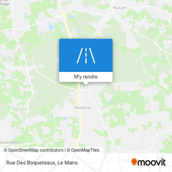 Rue Des Boqueteaux plan