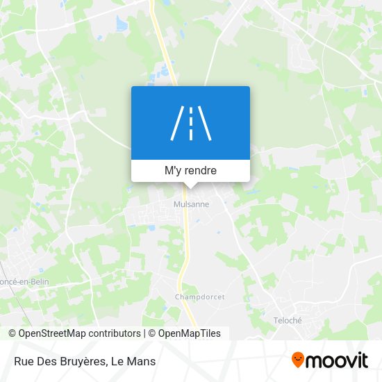 Rue Des Bruyères plan