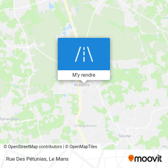 Rue Des Pétunias plan