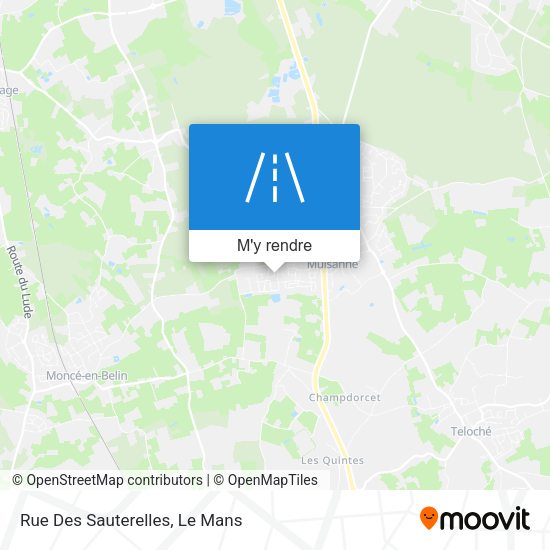 Rue Des Sauterelles plan