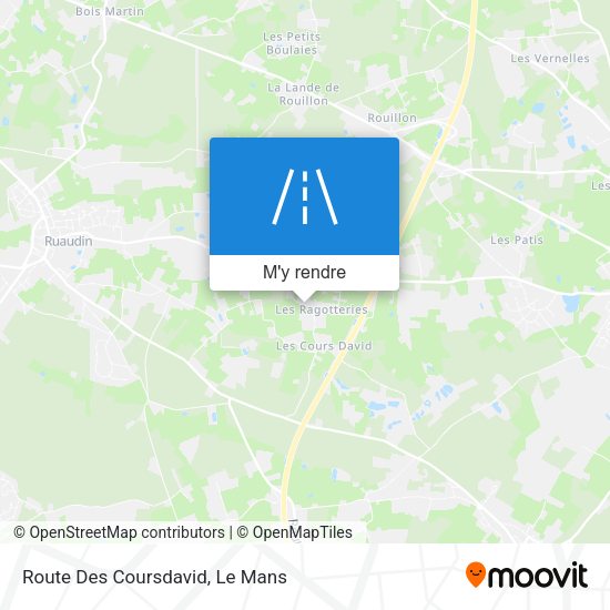 Route Des Coursdavid plan