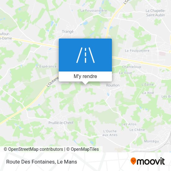 Route Des Fontaines plan