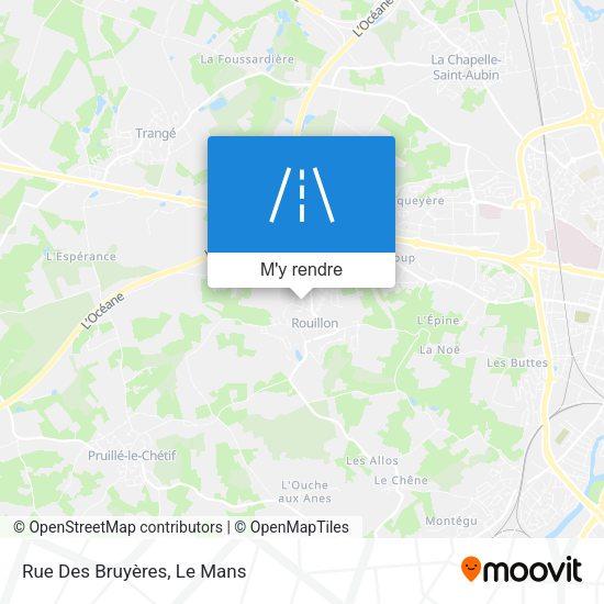 Rue Des Bruyères plan