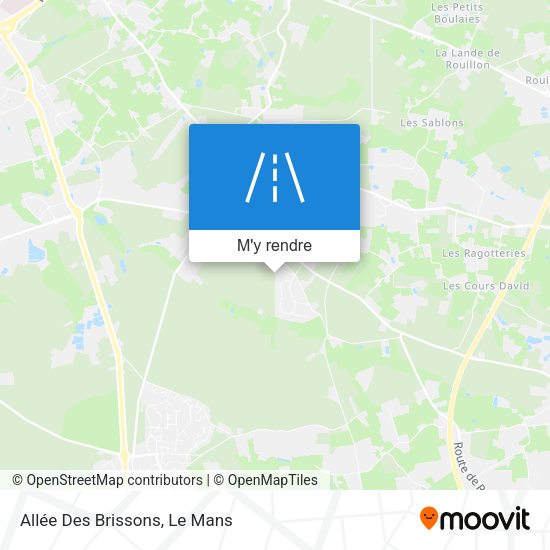 Allée Des Brissons plan