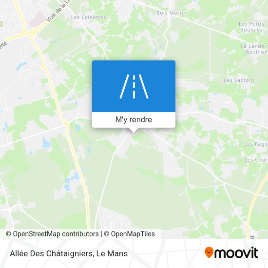 Allée Des Châtaigniers plan