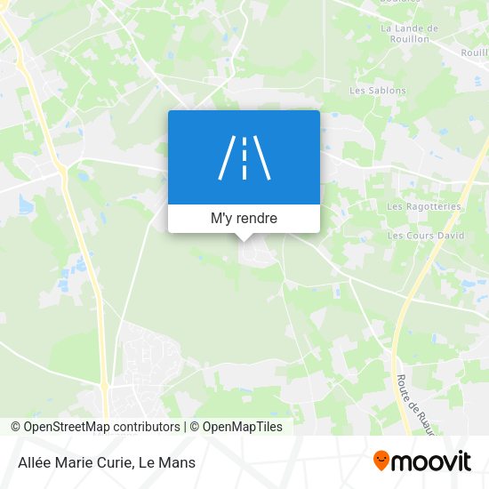 Allée Marie Curie plan