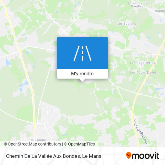 Chemin De La Vallée Aux Bondes plan