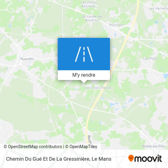 Chemin Du Gué Et De La Gressinière plan