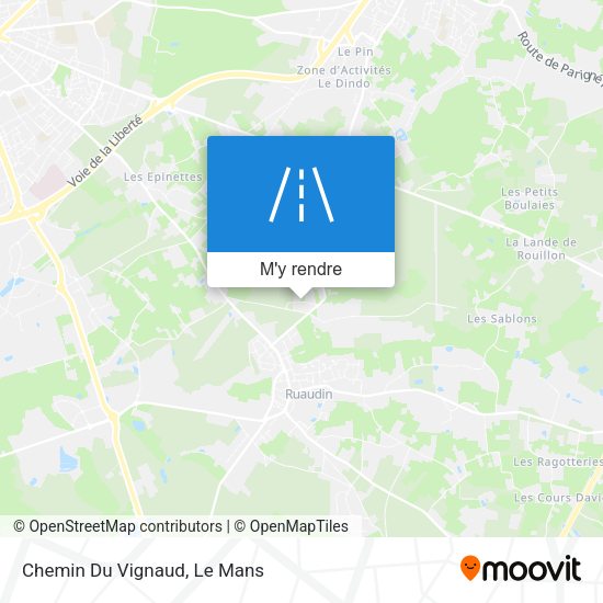 Chemin Du Vignaud plan