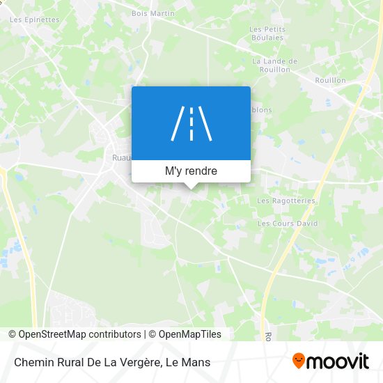 Chemin Rural De La Vergère plan