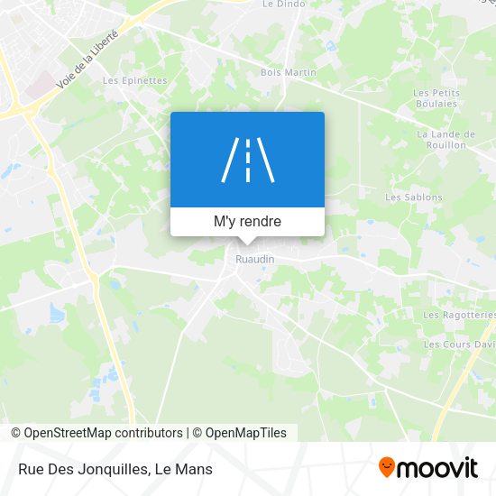 Rue Des Jonquilles plan