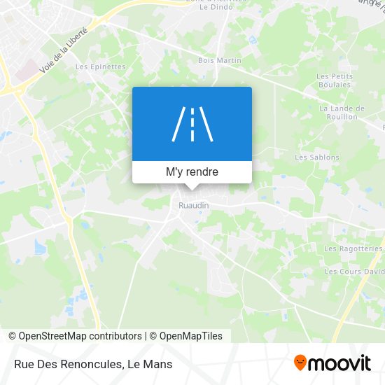 Rue Des Renoncules plan