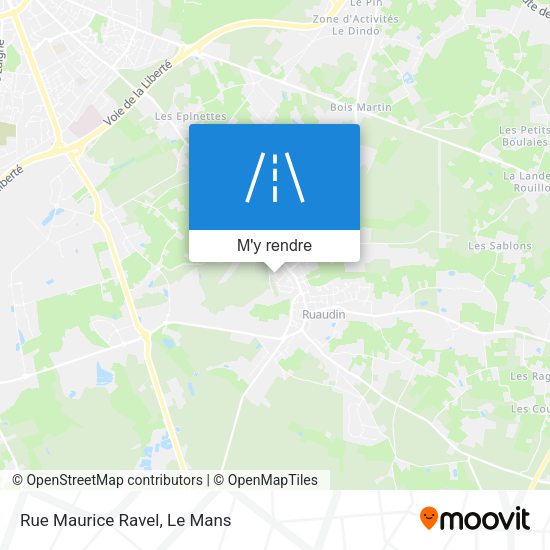 Rue Maurice Ravel plan