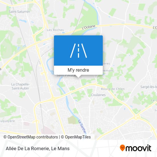 Allée De La Romerie plan