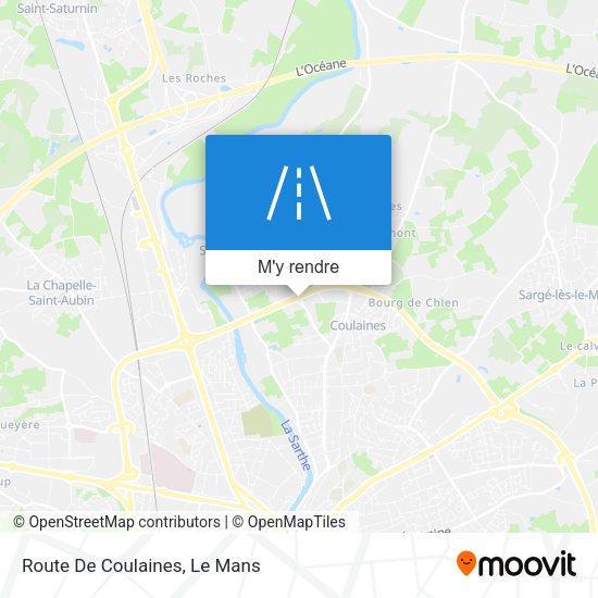 Route De Coulaines plan