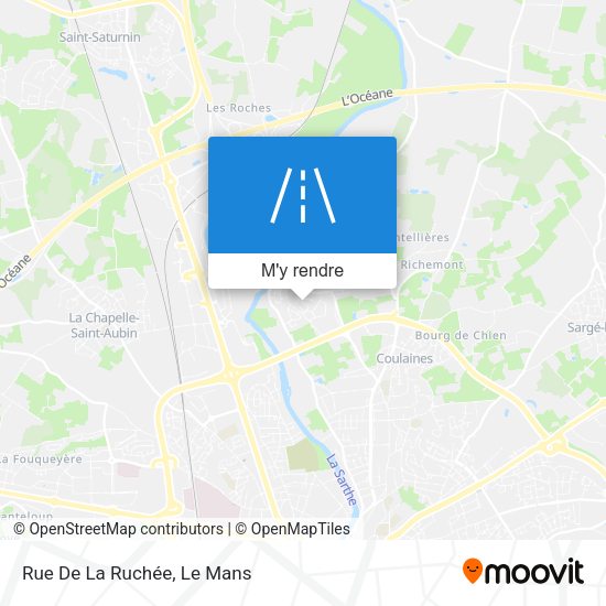 Rue De La Ruchée plan
