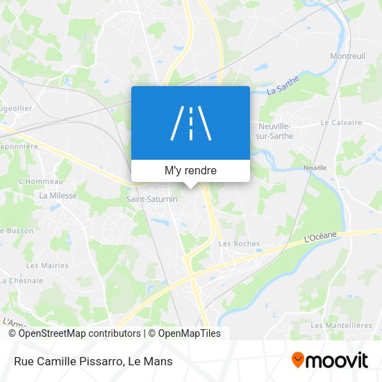 Rue Camille Pissarro plan