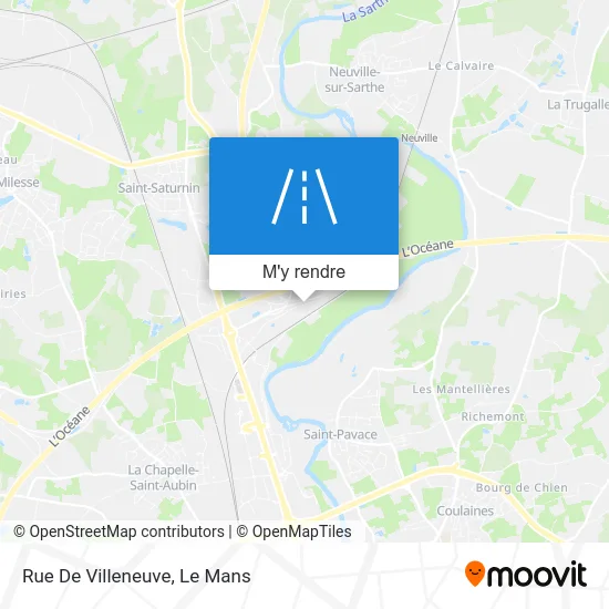 Rue De Villeneuve plan