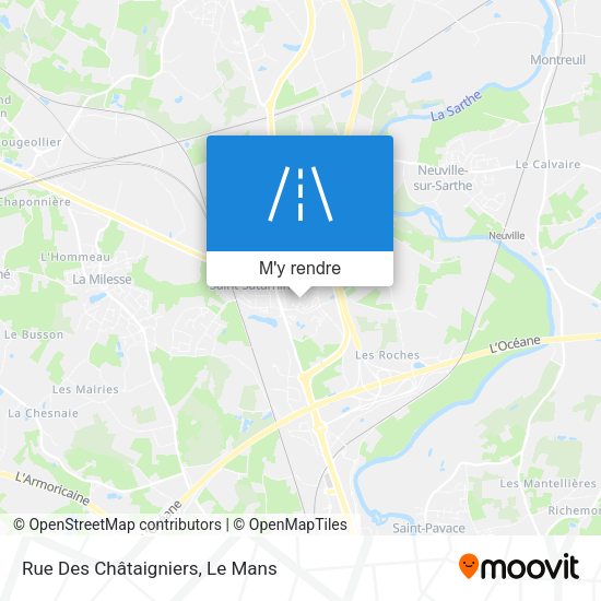 Rue Des Châtaigniers plan