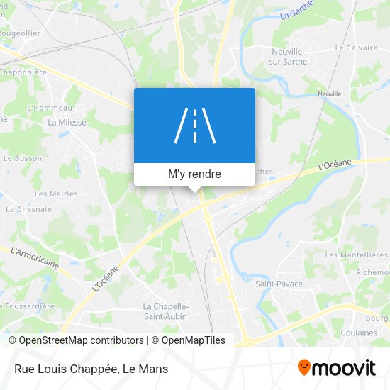 Rue Louis Chappée plan