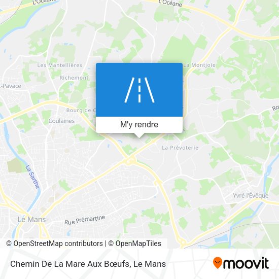Chemin De La Mare Aux Bœufs plan