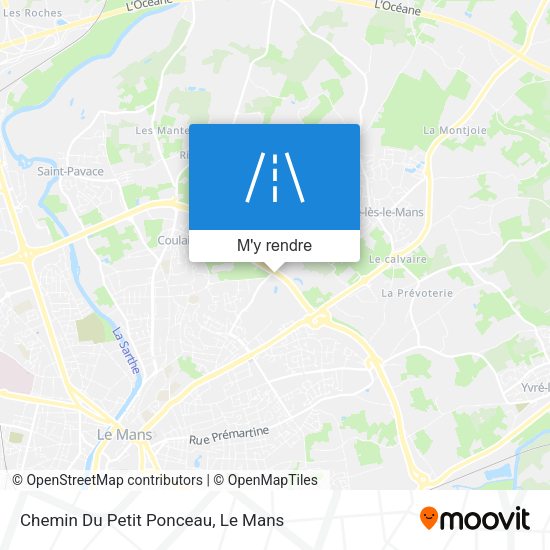Chemin Du Petit Ponceau plan