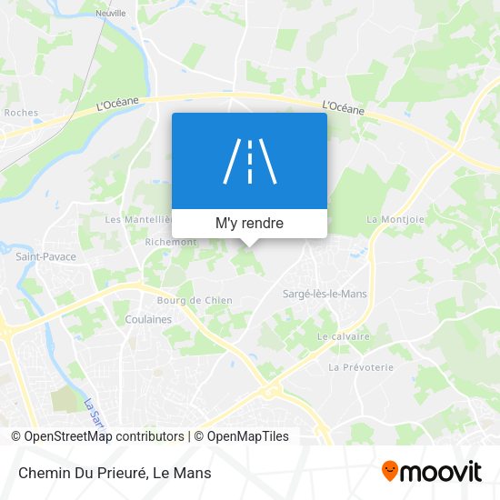 Chemin Du Prieuré plan