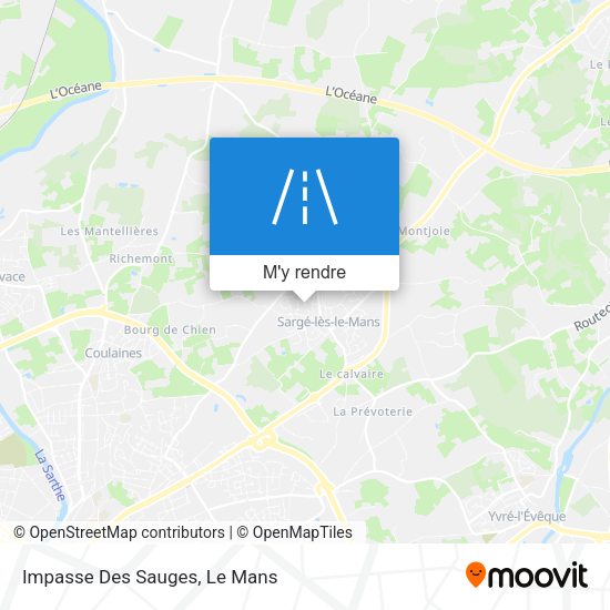 Impasse Des Sauges plan