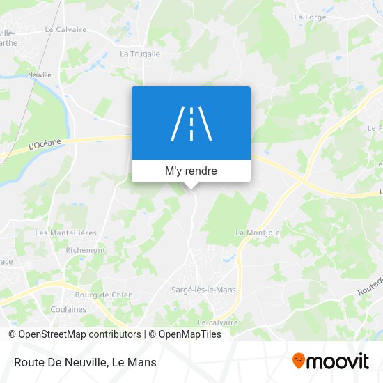 Route De Neuville plan