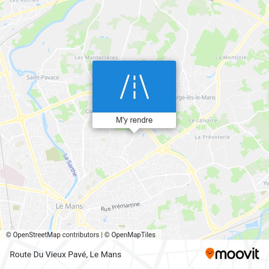 Route Du Vieux Pavé plan