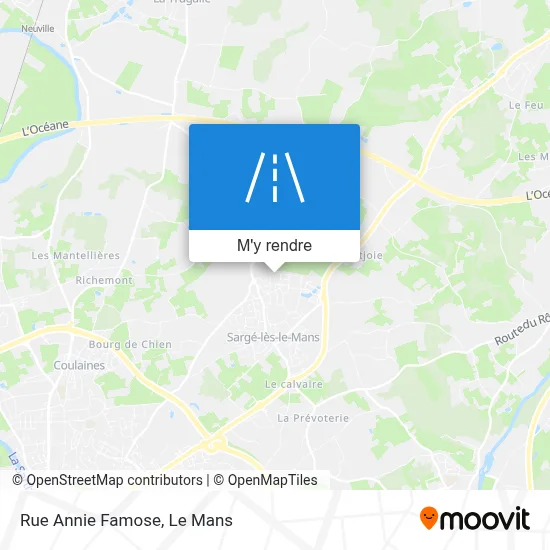 Rue Annie Famose plan