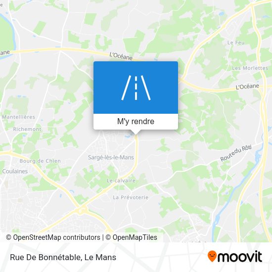Rue De Bonnétable plan