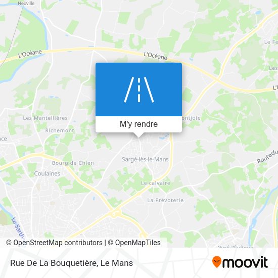Rue De La Bouquetière plan