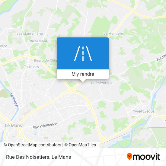 Rue Des Noisetiers plan