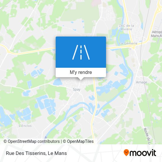 Rue Des Tisserins plan