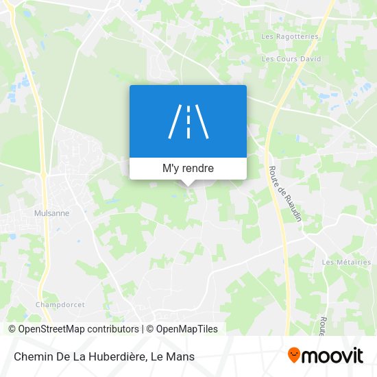 Chemin De La Huberdière plan
