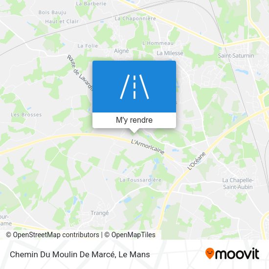 Chemin Du Moulin De Marcé plan