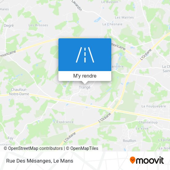Rue Des Mésanges plan