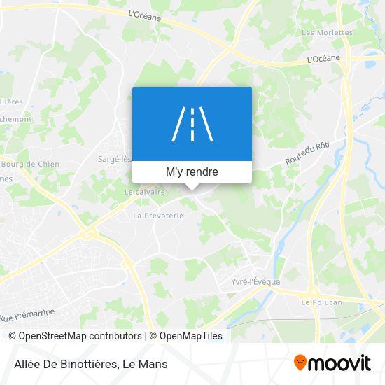 Allée De Binottières plan