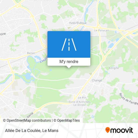 Allée De La Coulée plan