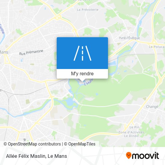 Allée Félix Maslin plan