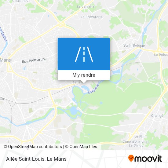 Allée Saint-Louis plan