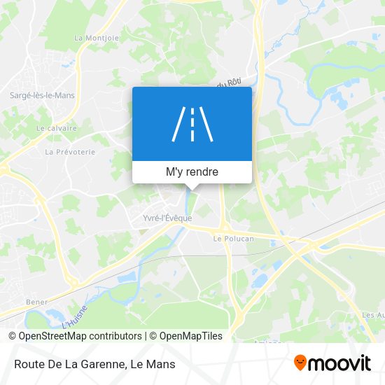Route De La Garenne plan