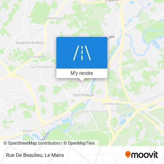 Rue De Beaulieu plan