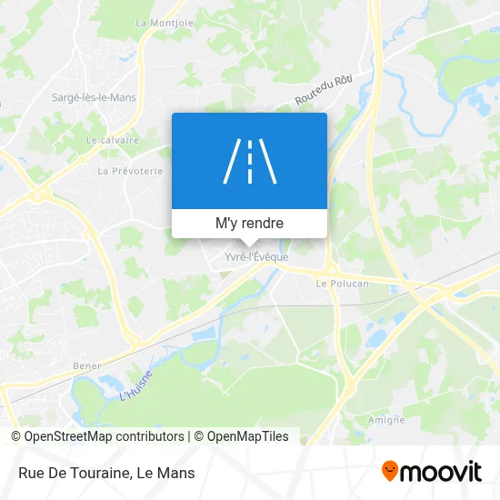 Rue De Touraine plan