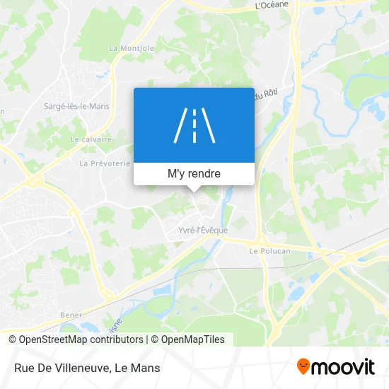 Rue De Villeneuve plan