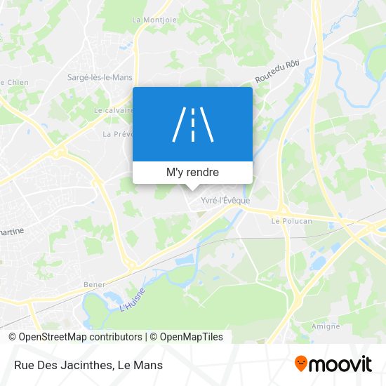 Rue Des Jacinthes plan