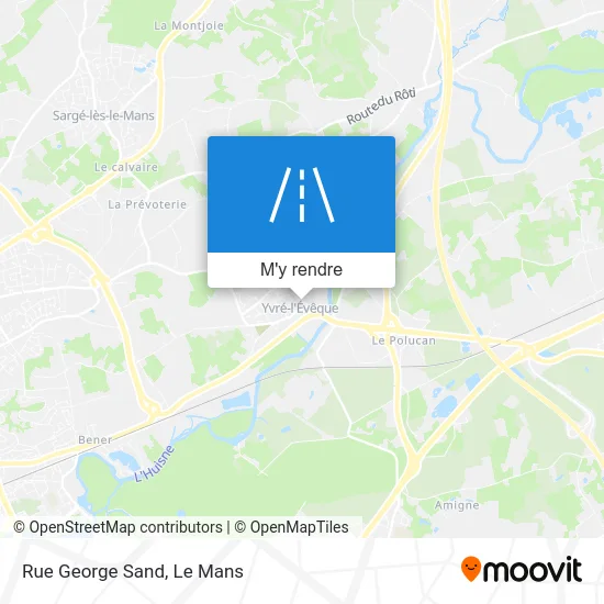 Rue George Sand plan