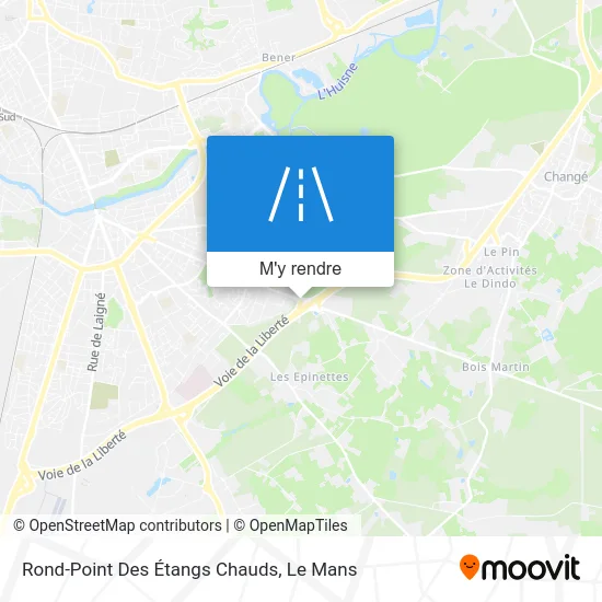 Rond-Point Des Étangs Chauds plan